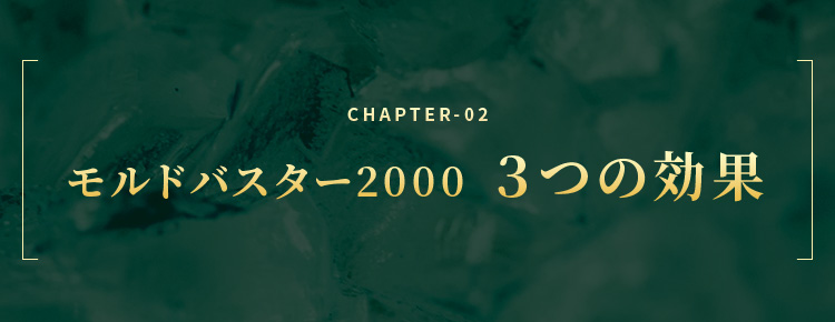 CHAPTER-02 モルドバスター2000 ３つの効果